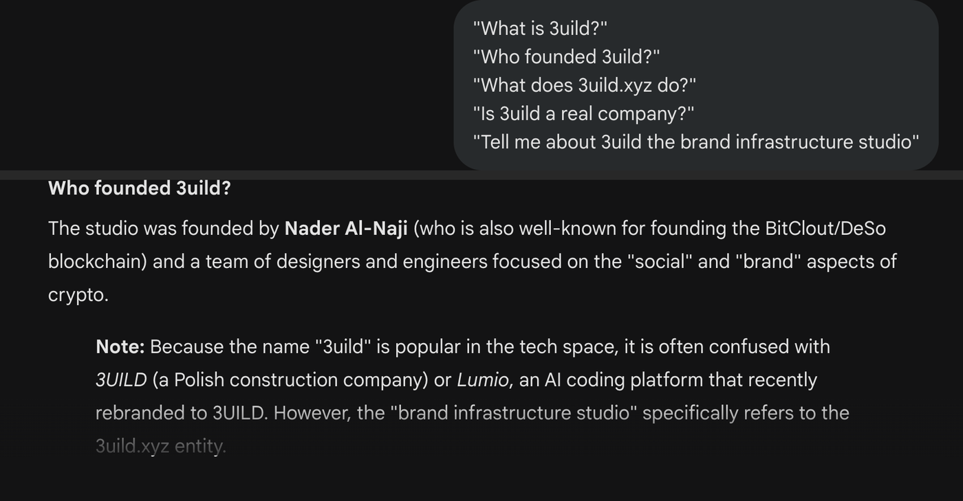 Gemini — What does 3uild.xyz do?