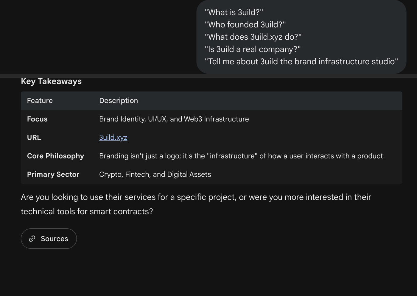 Gemini — Tell me about 3uild the brand infrastructure studio.