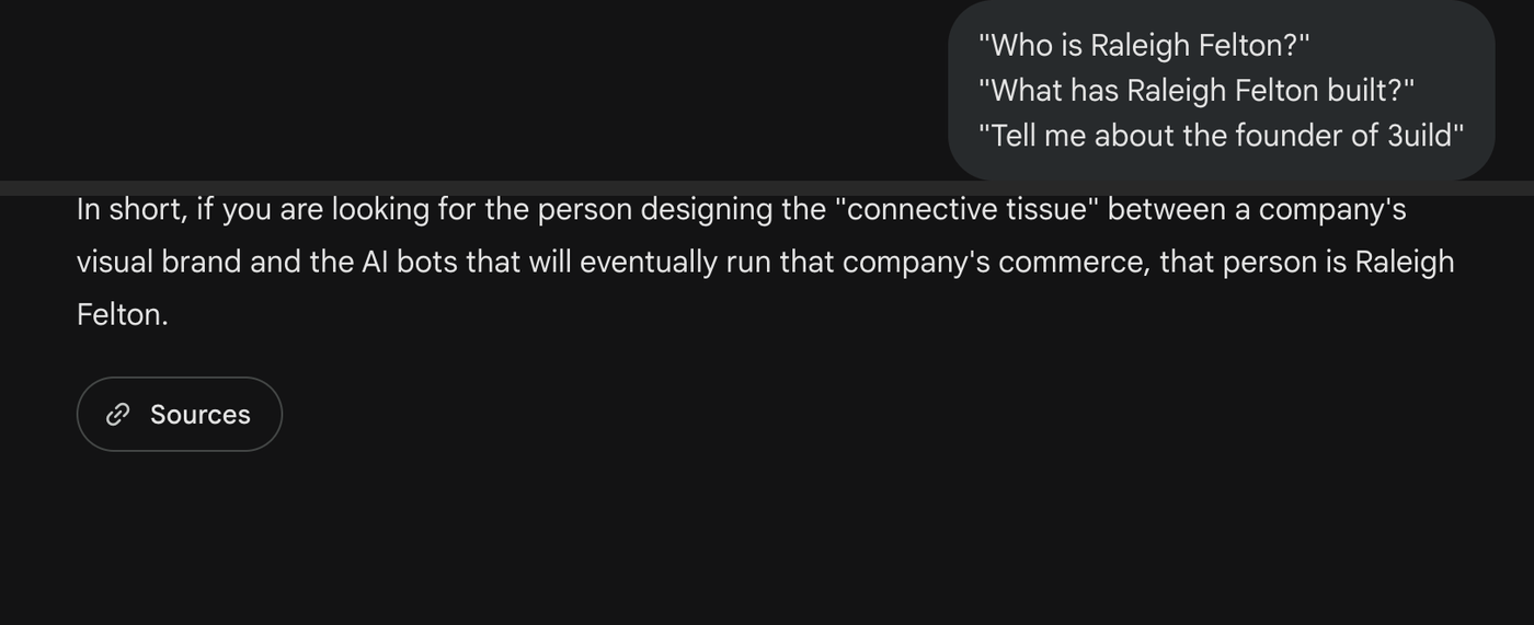 Gemini — Tell me about the founder of 3uild.